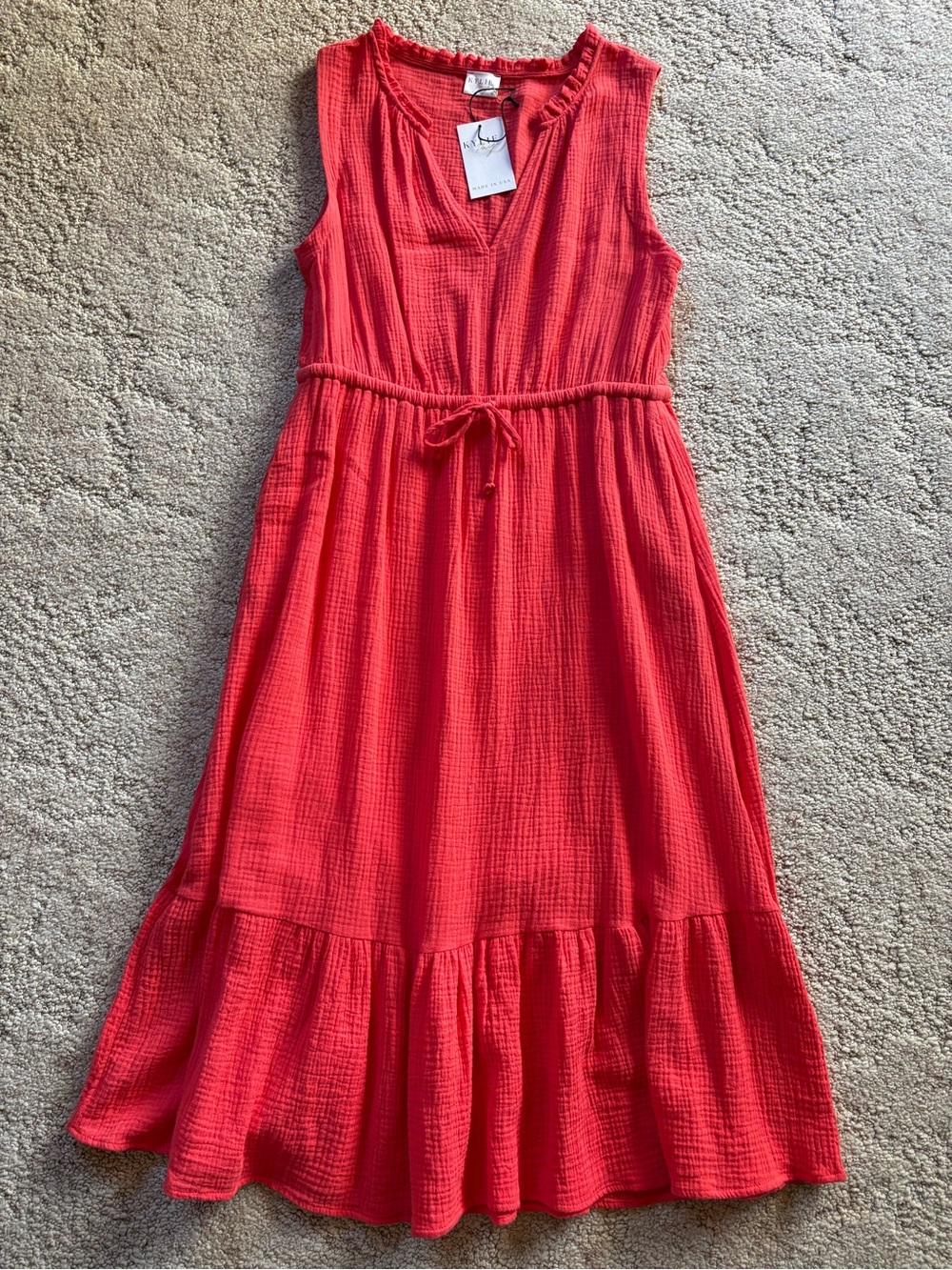 Kylie Paige Sleeveless V-Neck Dress